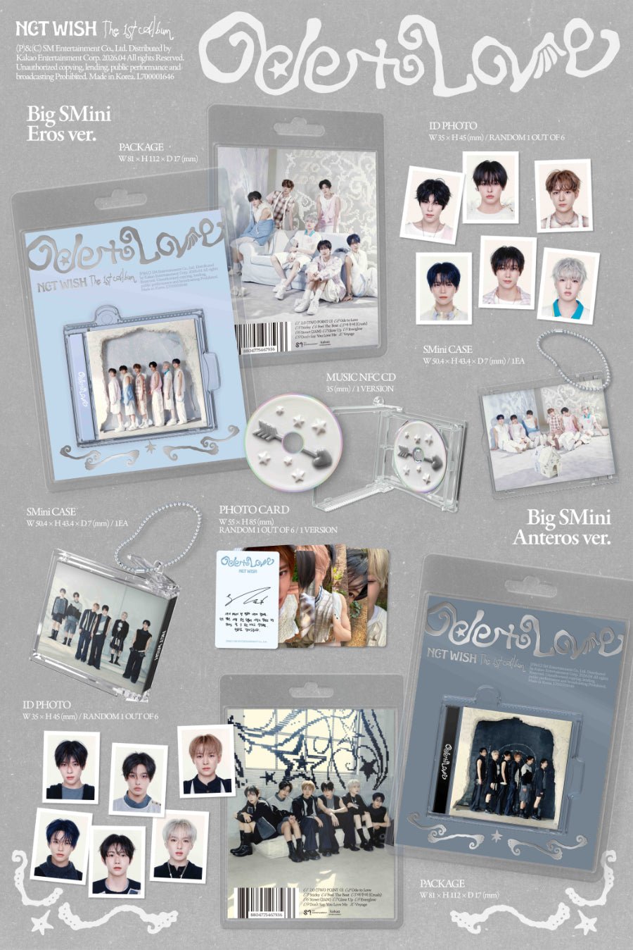 (Pre Order) NCT Wish - Ode to Love: Big SMini Eros ver. - KPop Idol