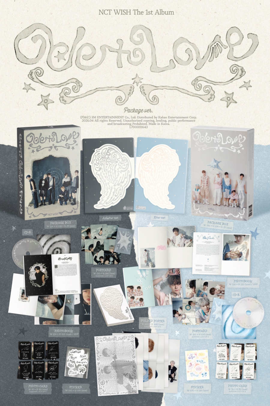 (Pre Order) NCT Wish - Ode to Love: Package Ver. - KPop Idol