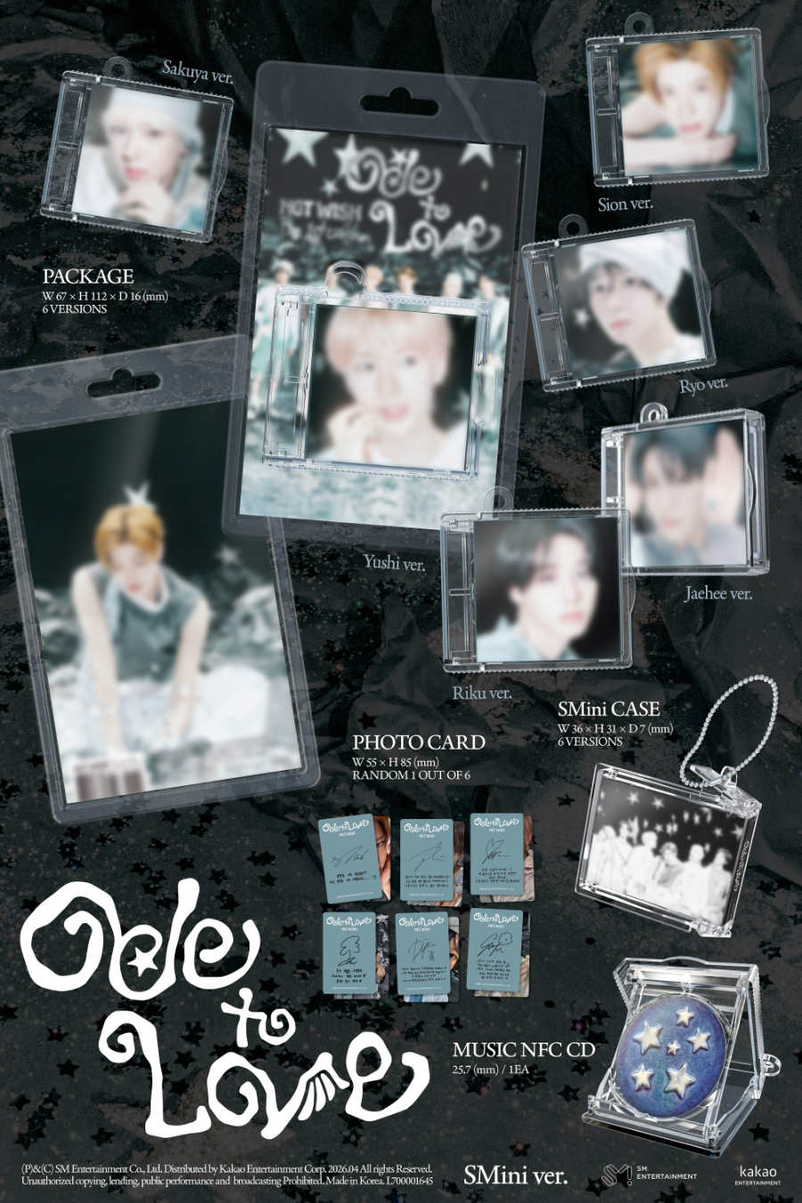 (Pre Order) NCT Wish - Ode to Love: SMini ver. - KPop Idol