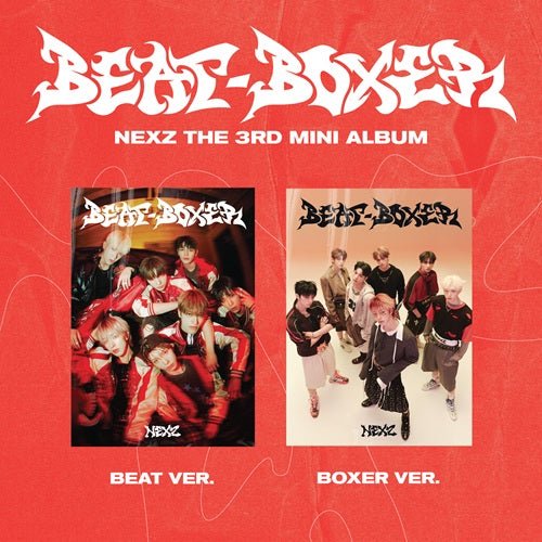 (Pre Order) NEXZ - Beat - Boxer Photobook Version (Random Cover) with FANs Shop POB - KPop Idol