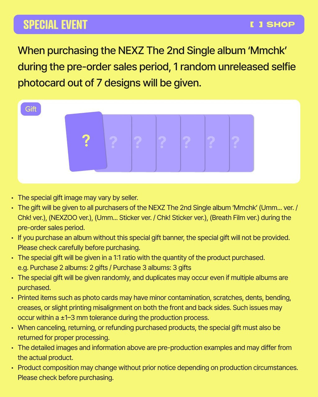 (Pre Order) NEXZ - Mmchk: Breath Film ver. - KPop Idol