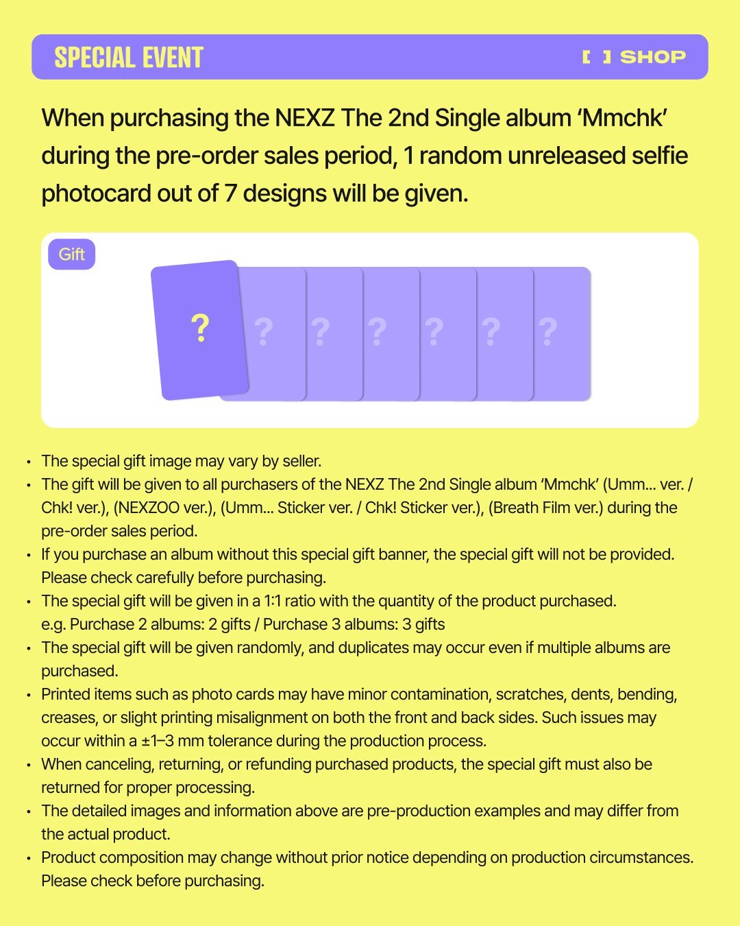 (Pre Order) NEXZ - Mmchk: Breath Film ver. - KPop Idol