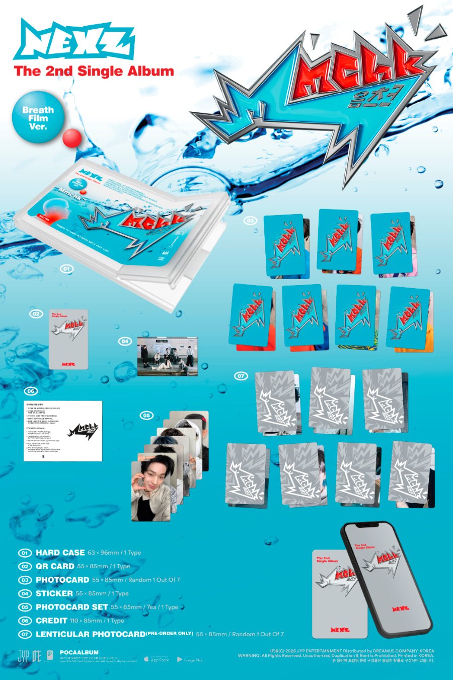 (Pre Order) NEXZ - Mmchk: Breath Film ver. - KPop Idol