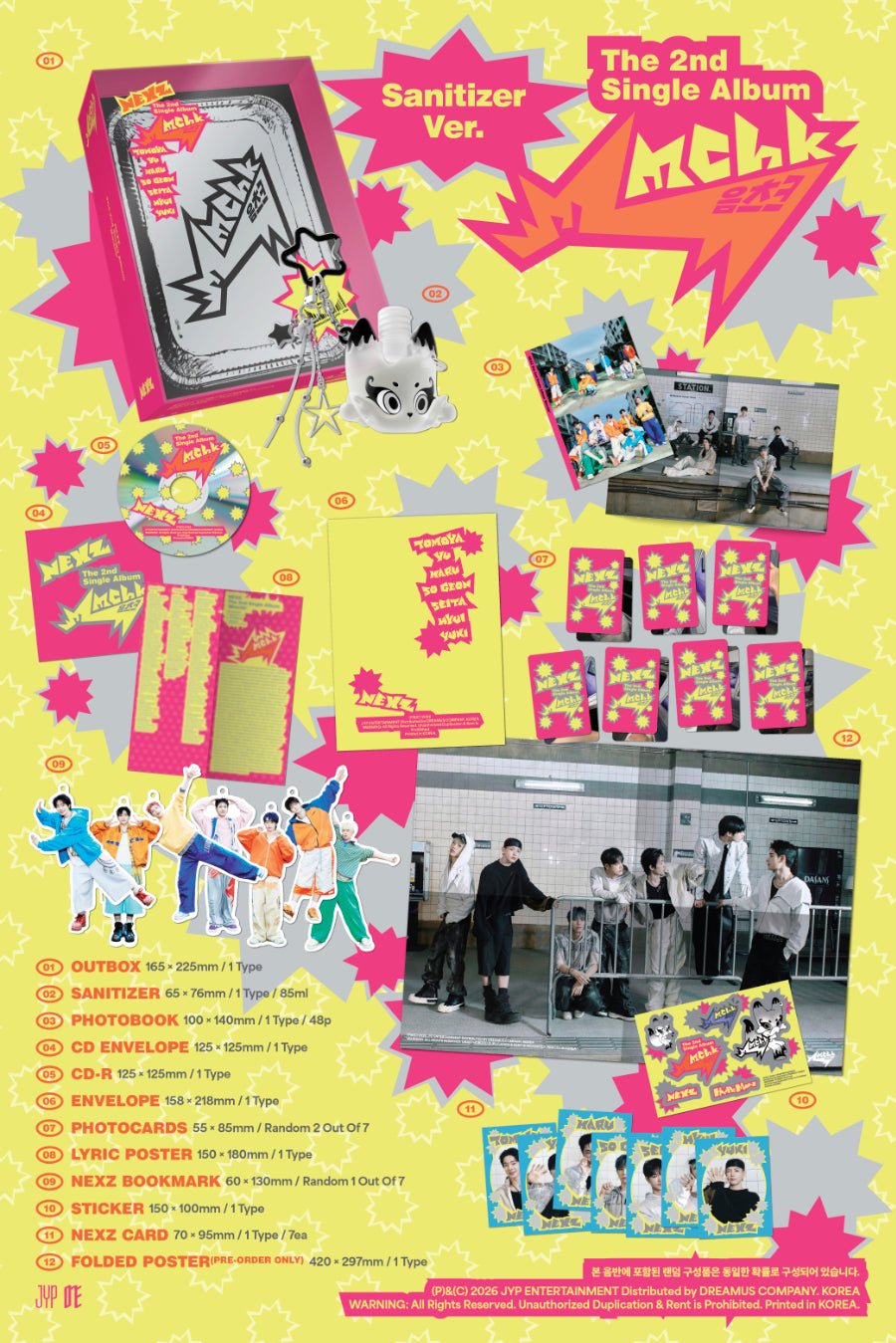 (Pre Order) NEXZ - Mmchk: Sanitizer ver. - KPop Idol