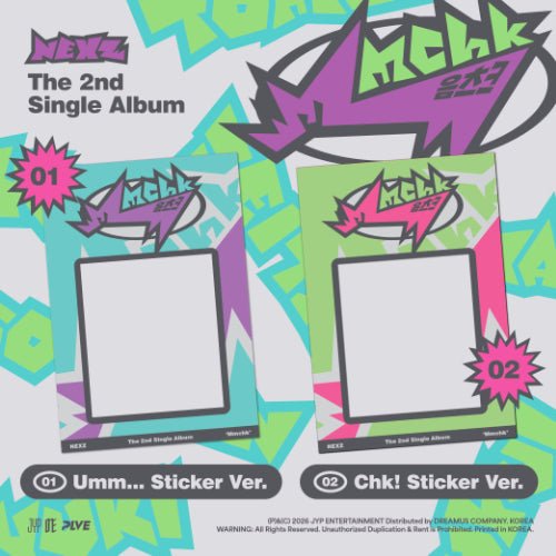 (Pre Order) NEXZ - Mmchk: Sticker ver. - KPop Idol