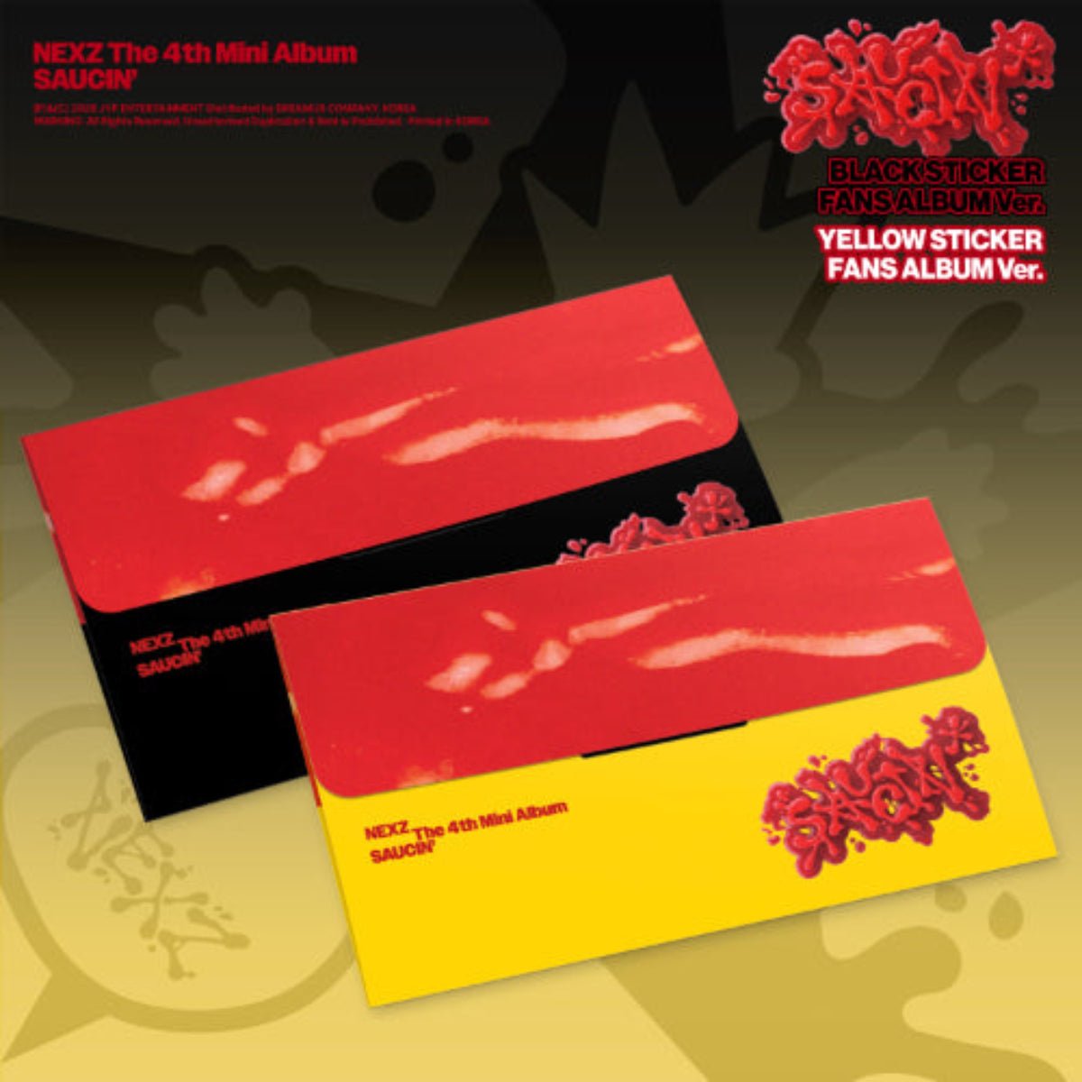 (Pre Order) NEXZ - Saucin': Sticker Fans Album Ver. - KPop Idol