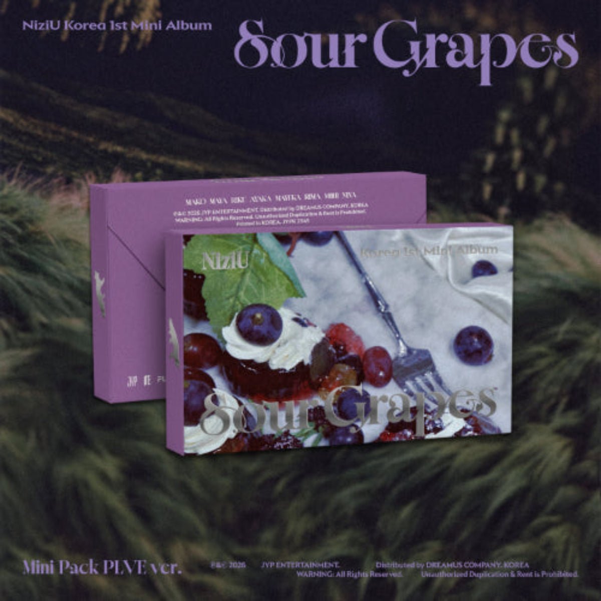 (Pre Order) Niziu Korea - Sour Grapes: Mini Pack PLVE Ver. - KPop Idol