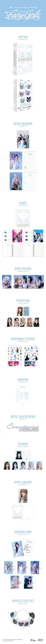 (Pre Order) NMIXX 2025 Season’s Greetings Fairy Girls with JYP Shop POB - KPop Idol