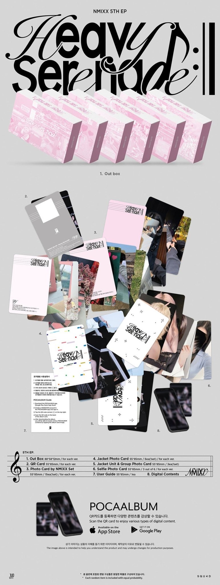 (Pre Order) NMIXX - Heavy Serenade: Poca Album - KPop Idol