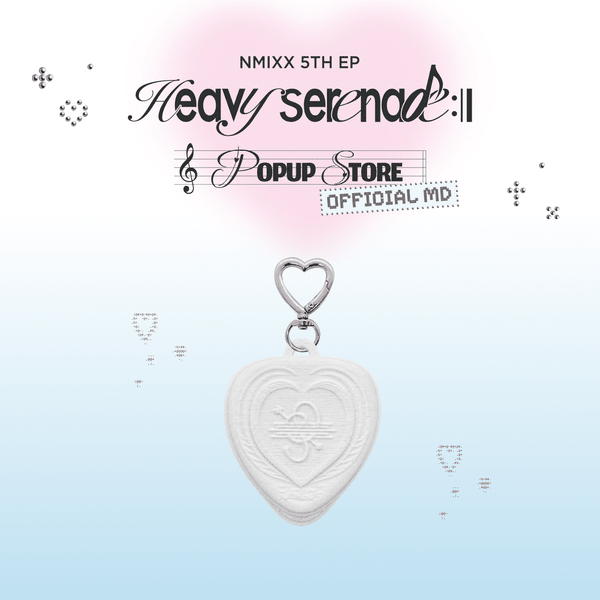 (Pre Order) NMIXX - Heavy Serenade Pop Up Official MD: HEART CLICKER KEYRING - KPop Idol