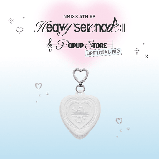 (Pre Order) NMIXX - Heavy Serenade Pop Up Official MD: HEART CLICKER KEYRING