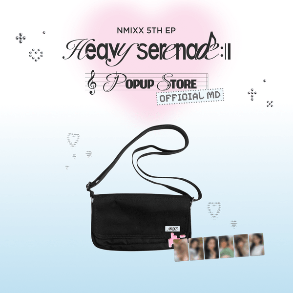 (Pre Order) NMIXX - Heavy Serenade Pop Up Official MD: MINI CROSS BAG - KPop Idol
