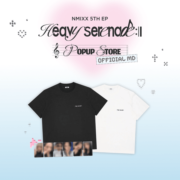(Pre Order) NMIXX - Heavy Serenade Pop Up Official MD: T - SHIRT - KPop Idol