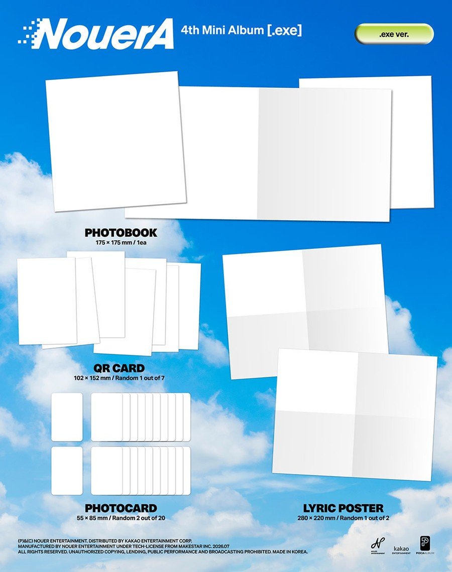 (Pre Order) NouerA - [.exe] : .exe Ver. - KPop Idol