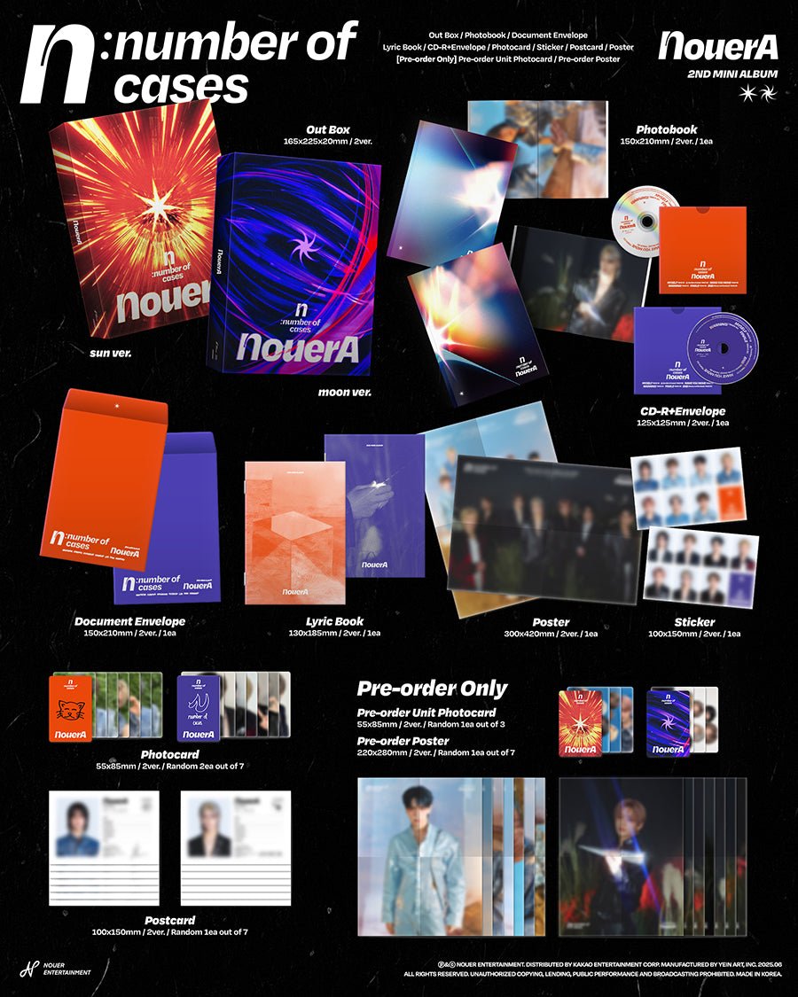 (Pre Order) NouerA - n: Number of Cases (random cover) - KPop Idol