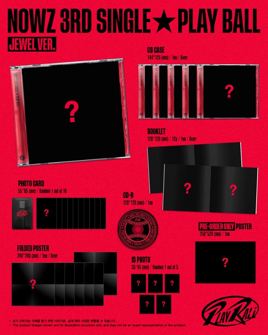 (Pre Order) NOWZ - Play Ball Jewel Ver. - KPop Idol