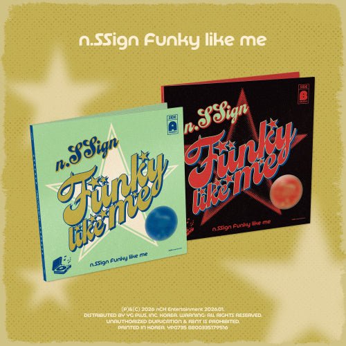 (Pre Order) n.Ssign - Funky Like Me (Random Cover) - KPop Idol