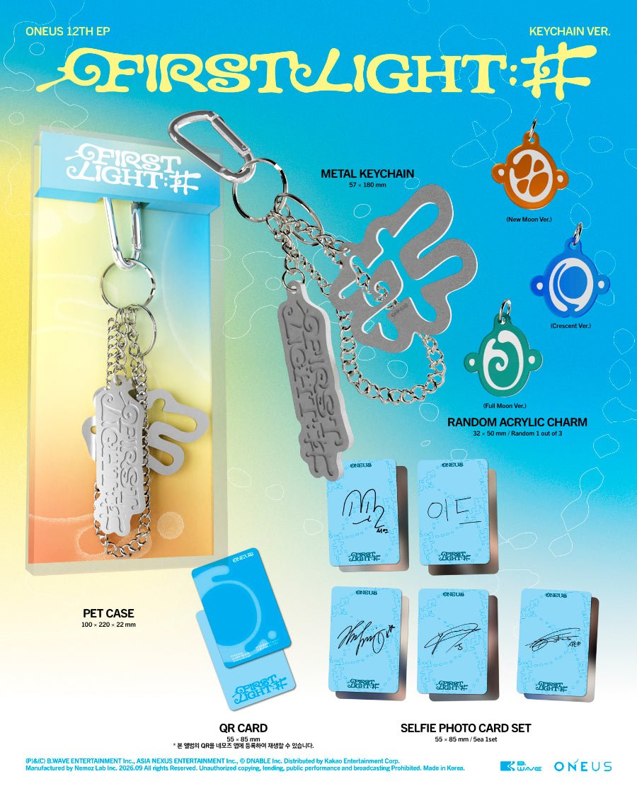 (Pre Order) ONEUS - First Light: Keychain Ver. - KPop Idol