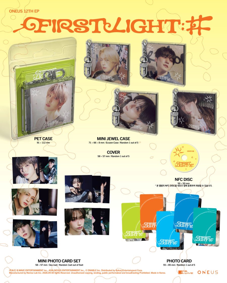 (Pre Order) ONEUS - First Light: Mini Jewel Ver. - KPop Idol