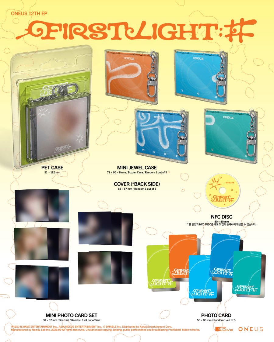 (Pre Order) ONEUS - First Light: Mini Jewel Ver. - KPop Idol