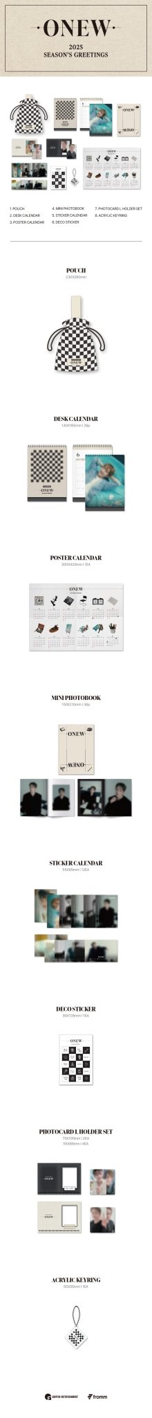 (Pre Order) ONEW - 2025 Season’s Greetings - KPop Idol