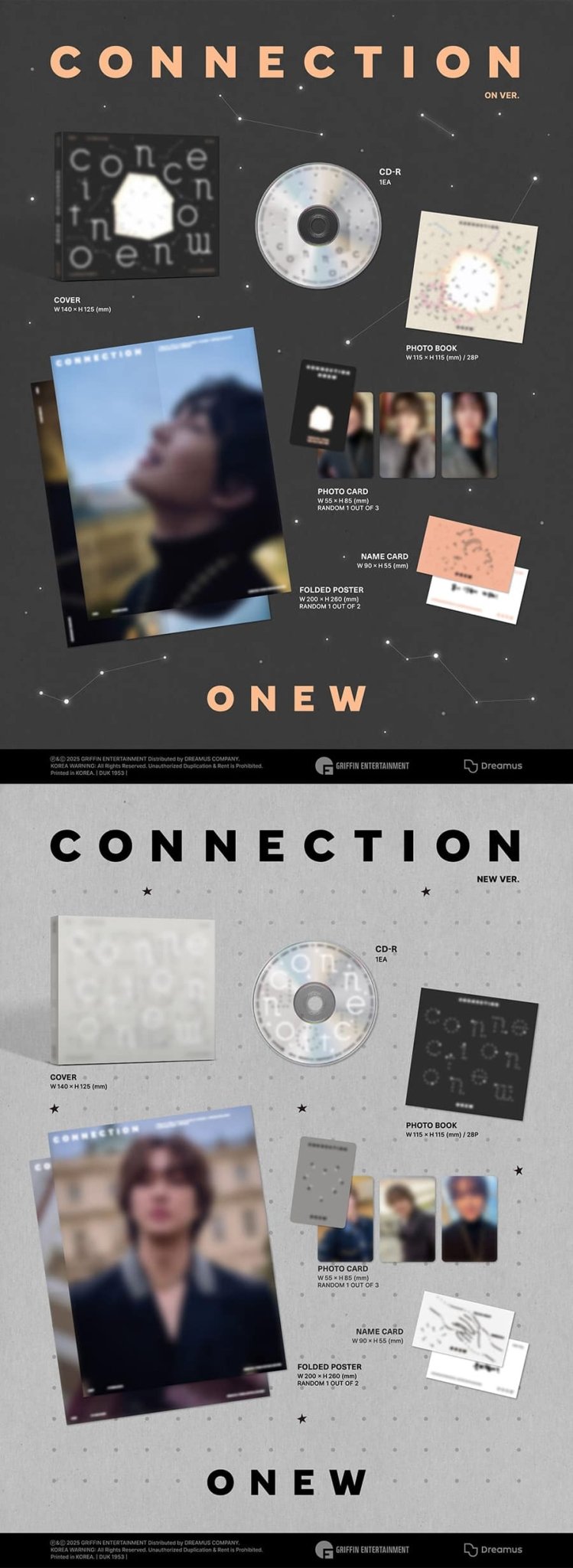 (Pre Order) Onew - Connection (Digipack ver) - KPop Idol