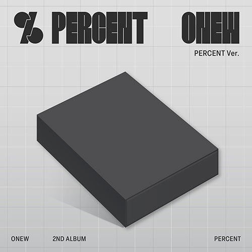 (Pre Order) ONEW - Percent - Percent Version - KPop Idol