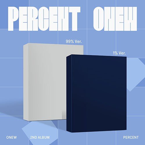 (Pre Order) ONEW - Percent - Photobook Version (random cover) - KPop Idol