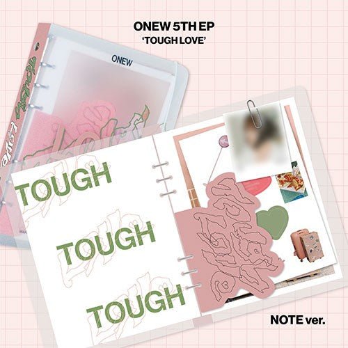 (Pre Order) ONEW - Tough Love Note Ver.