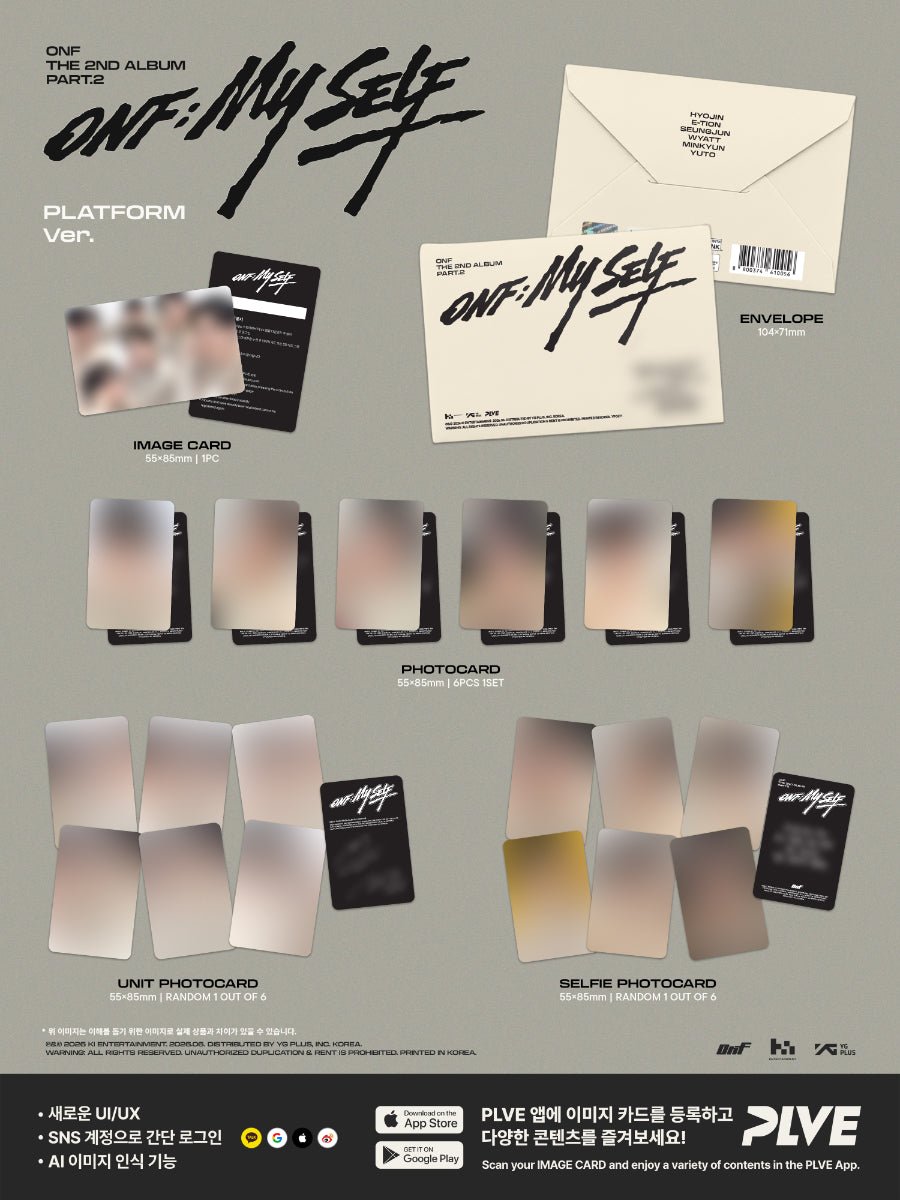 (Pre Order) ONF - ONF:My Self: Platform Ver. - KPop Idol