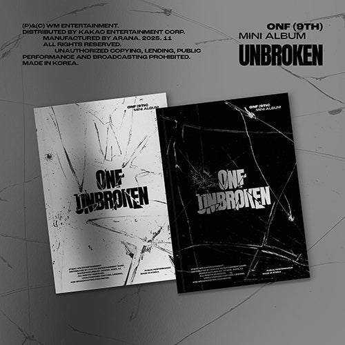 (Pre Order) ONF - Unbroken (random cover) - KPop Idol