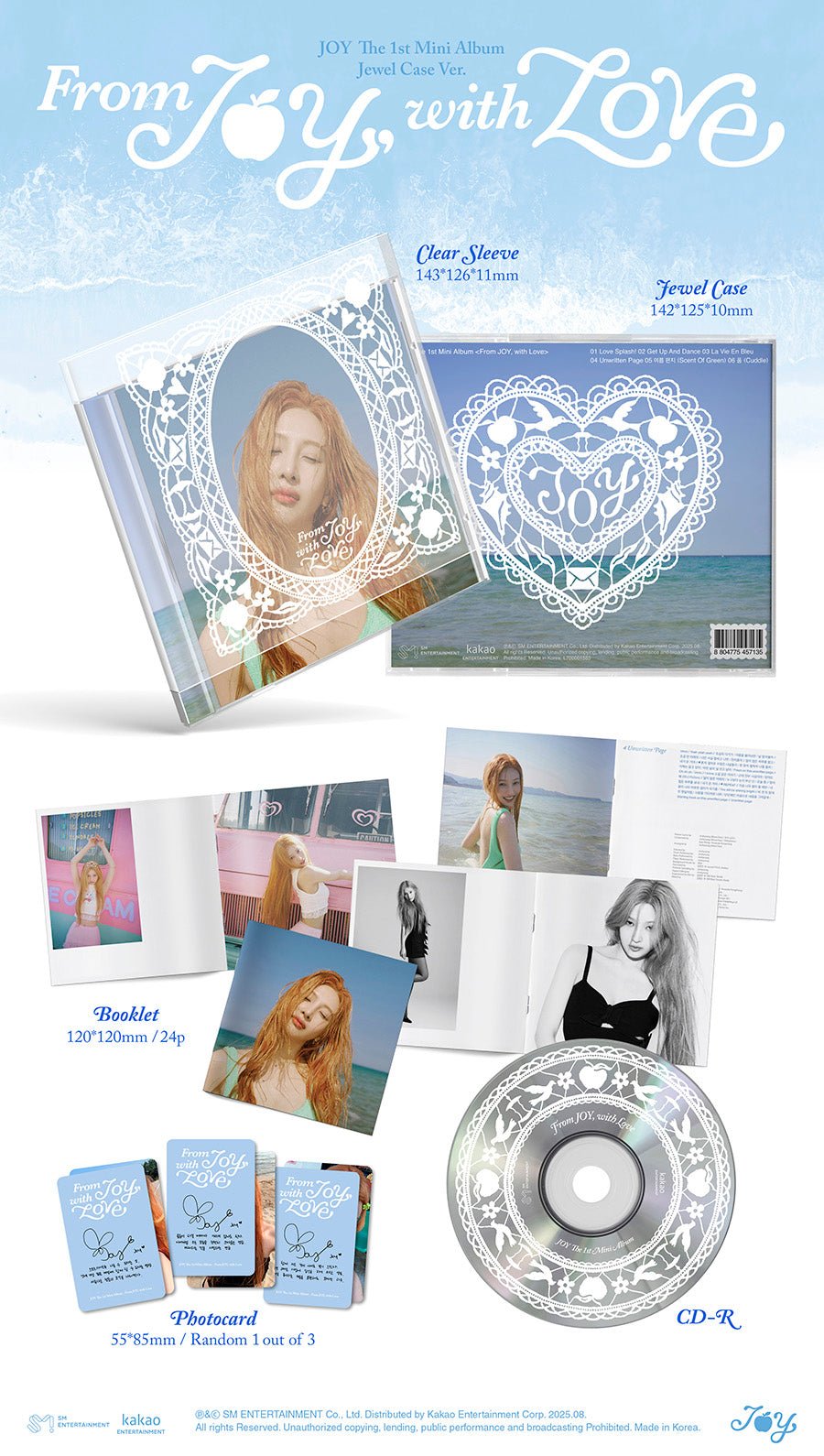 (Pre Order) Red Velvet Joy - From Joy, with Love Jewel Case - KPop Idol