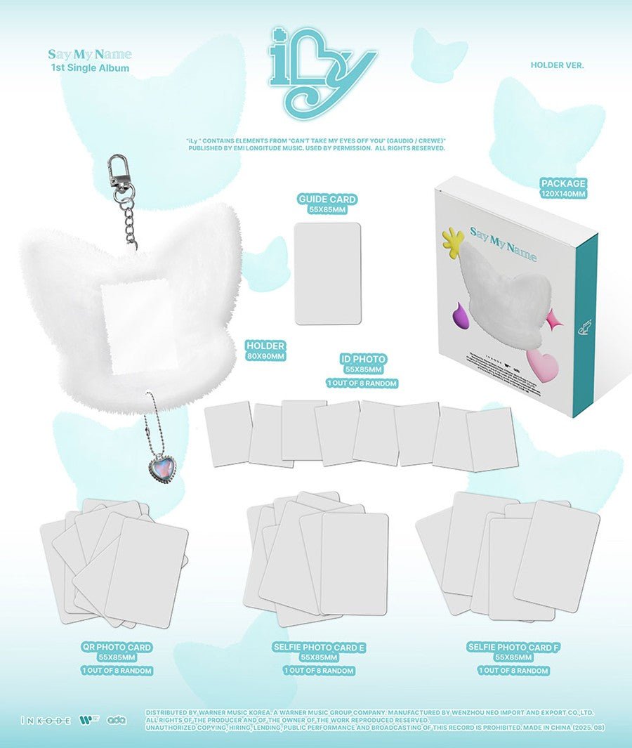 (Pre Order) Say My Name - iLy (Holder version) - KPop Idol