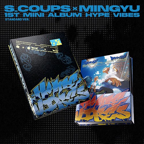 (Pre Order) S.Coups x Mingyu - Hype Vibes Photobook Version (random cover) with POB - KPop Idol
