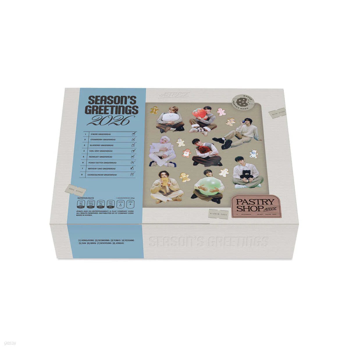 (Pre Order) Season's Greetings 2026: ATEEZ - Pastry Shop with yes24 POB - KPop Idol