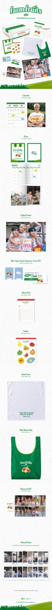 (Pre Order) Season's Greetings 2026: BTOB - Farm Fruits - KPop Idol