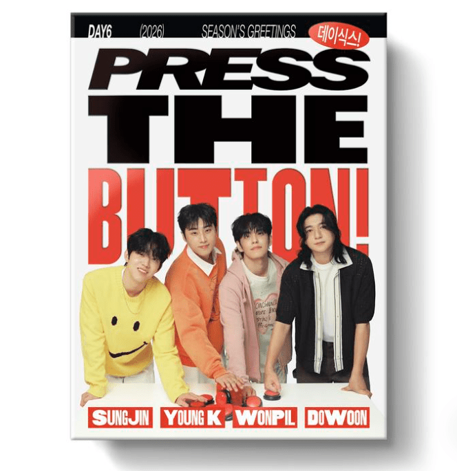 (Pre Order) Season's Greetings 2026: Day6 - Press the Button - KPop Idol