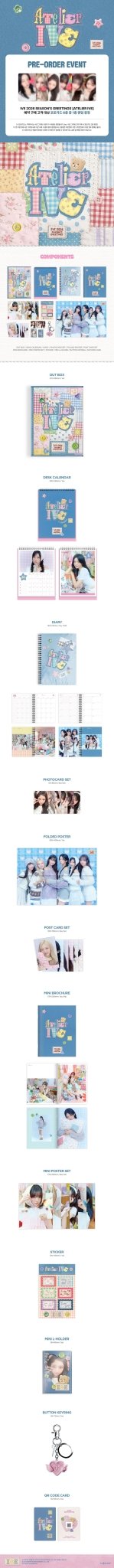 (Pre Order) Season's Greetings 2026: IVE - Atelier IVE - KPop Idol