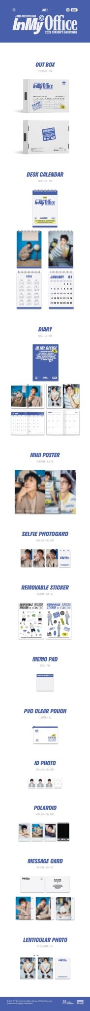 (Pre Order) Season's Greetings 2026: Jang Wooyoung - In my Office - KPop Idol