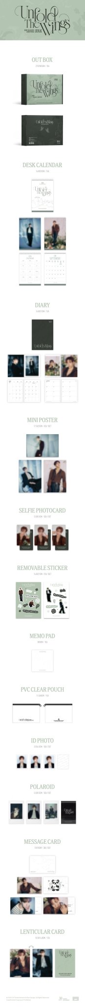 (Pre Order) Season's Greetings 2026: Jun.K - Unfold the Wings - KPop Idol