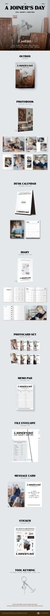 (Pre Order) Season's Greetings 2026: Taemin - A Joiner's Day - KPop Idol