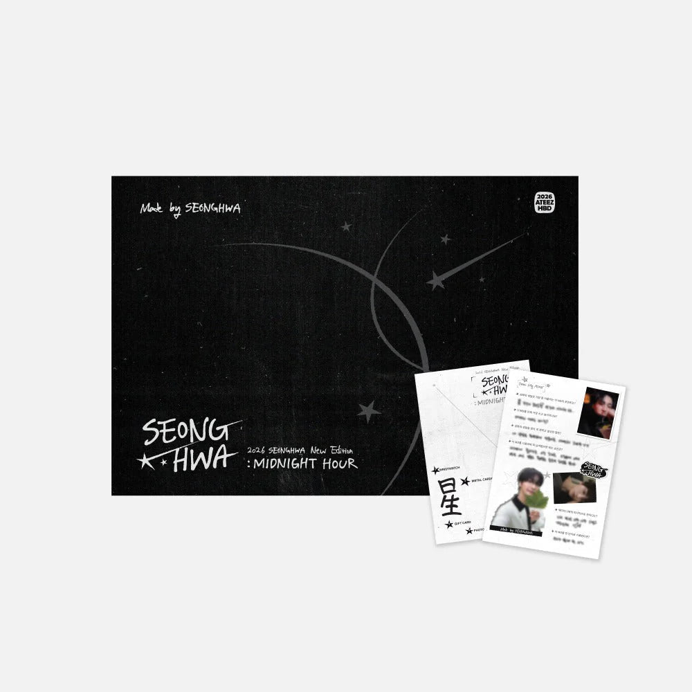 (Pre Order) Seonghwa - Midnight Hour Birthday MD - KPop Idol