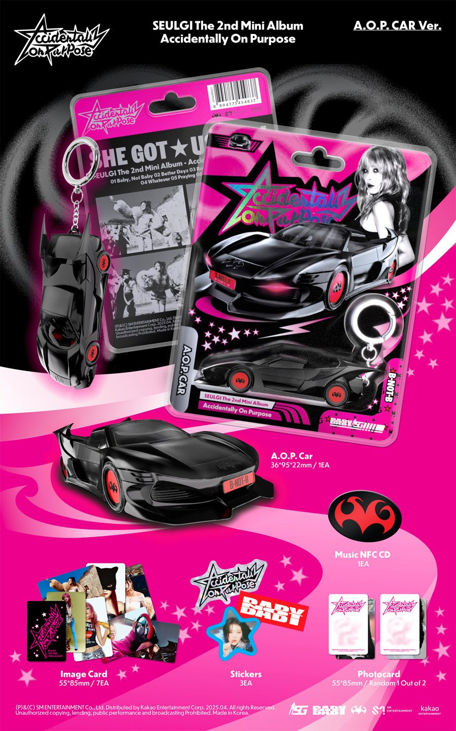 (Pre Order) Seulgi - Accidentally On Purpose (A.O.P Car Version) - KPop Idol