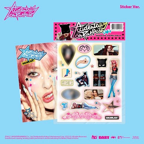 (Pre Order) Seulgi - Accidentally On Purpose (Sticker Version) - KPop Idol
