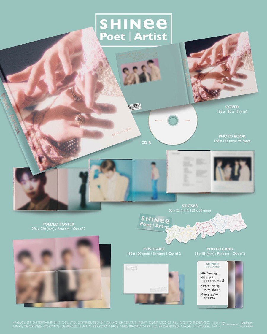 (Pre Order) SHINee - Poet | Artist Single Album - Photobook Ver - KPop Idol