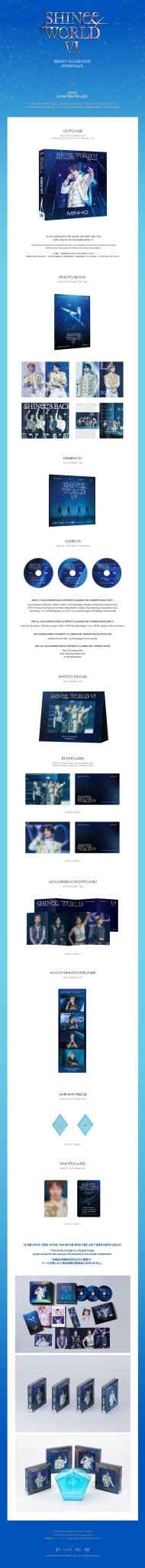 (Pre Order) Shinee - World VI Perfect Illumination Shinee's Back DVD (member choice) - KPop Idol