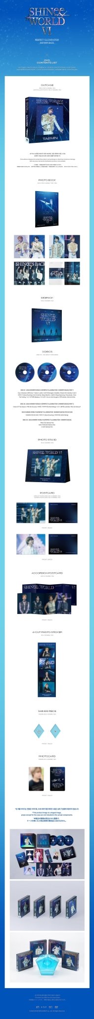 (Pre Order) Shinee - World VI Perfect Illumination Shinee's Back DVD (member choice) - KPop Idol