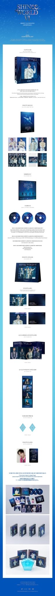 (Pre Order) Shinee - World VI Perfect Illumination Shinee's Back DVD (member choice) - KPop Idol