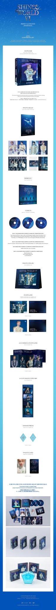 (Pre Order) Shinee - World VI Perfect Illumination Shinee's Back DVD (member choice) - KPop Idol