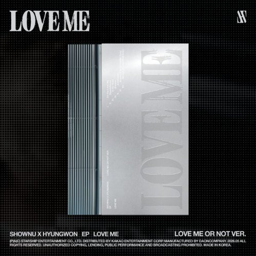 (Pre Order) Shownu x Hyungwon - Love Me: Love Me or Not ver. - KPop Idol